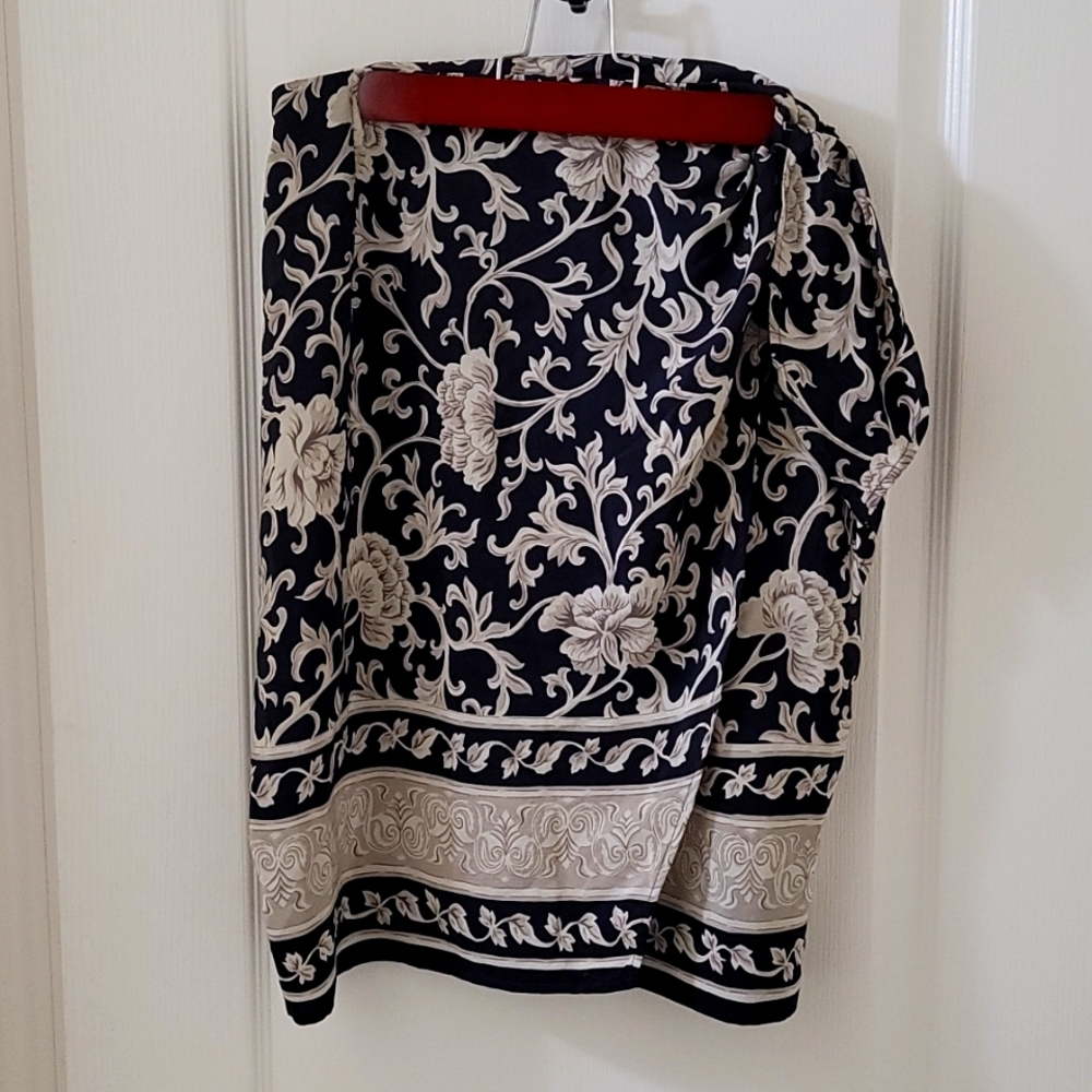 Silk Rafaella skirt